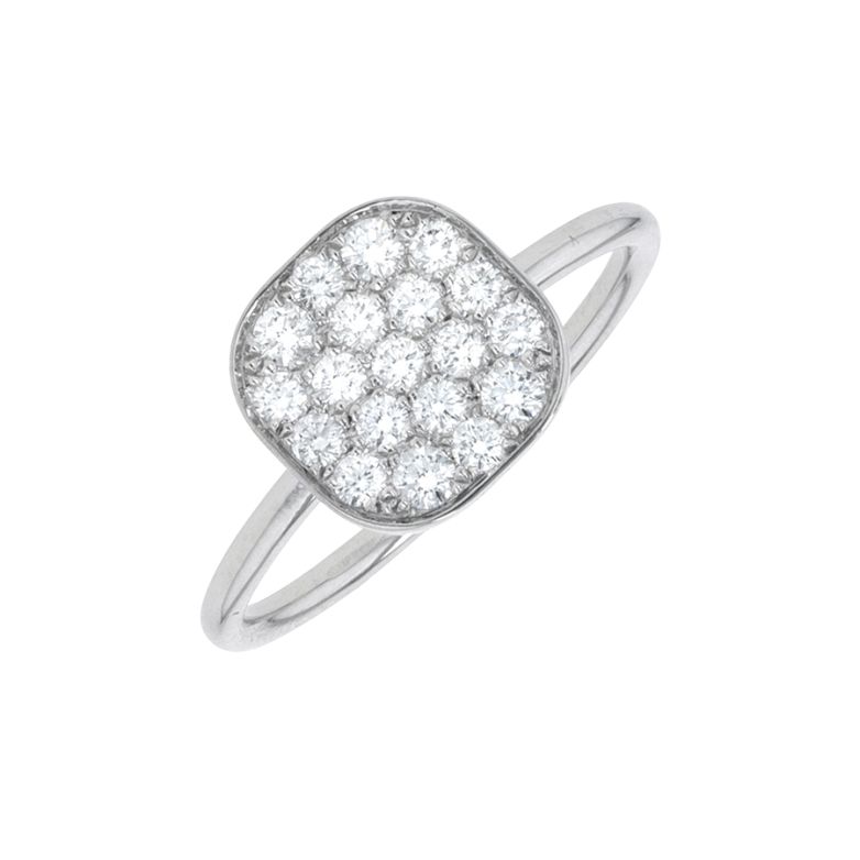 Bague diamants 0.38 carat or blanc 2.58g Comme neuf -  reconditionné disponible sur Gemme Les Bijoux